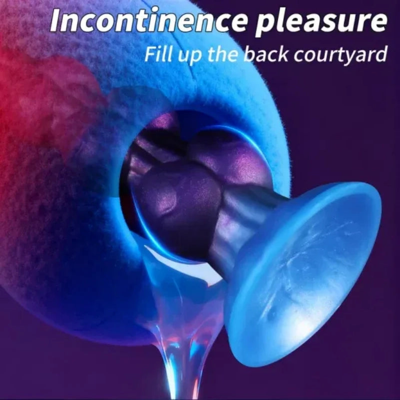 Monster Fantasy Dog Knot – Estimulador de silicone para expansão e travamento, para uso vaginal e anal.