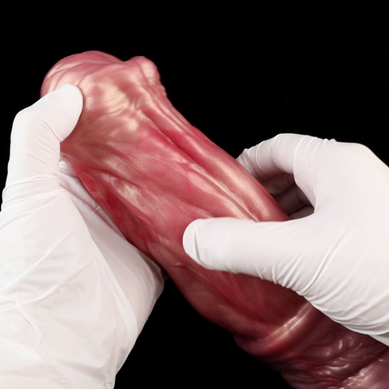 Consolador de Caballo Realista "Monster Knot" de Silicona Doble Capa – Dildo de Fantasía para Orgasmo Femenino Profundo