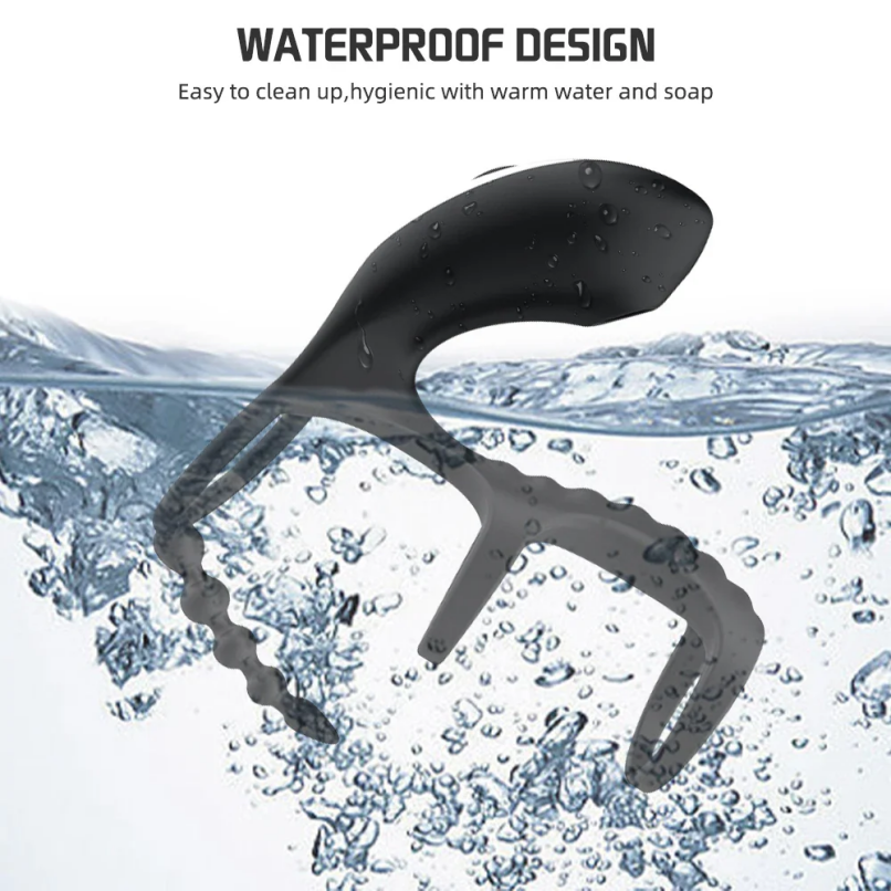 Masajeador de Próstata Térmico de Mano - Plug Anal de Silicona Médica para del Punto G Masculino