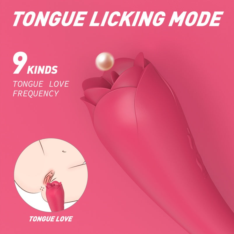 Rosa Succionador de Clítoris Magic Wand – Masaje Vaginal y Vibrador Femenino Punto G con Doble Estimulación