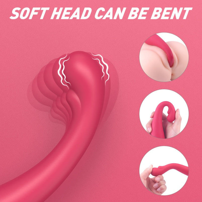 Rosa Succionador de Clítoris Magic Wand – Masaje Vaginal y Vibrador Femenino Punto G con Doble Estimulación