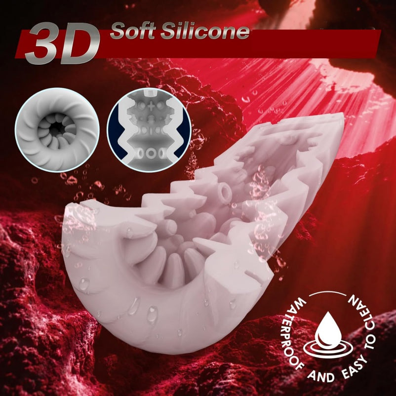 Masturbador Automático Inteligente para Hombre - Copa de Vibración y Empuje con Silicona de Grado Alimenticio