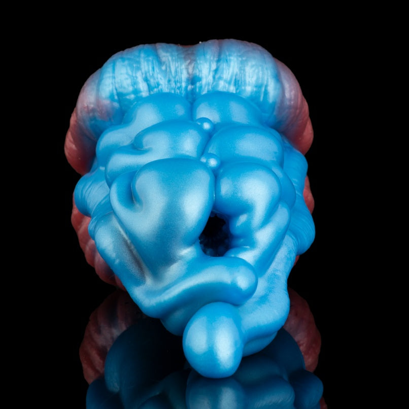 Muñecas Sexuales de Fantasía de Monstruo de Silicona Azul - Pocket Pussy Insertable para Masajes en el Pene