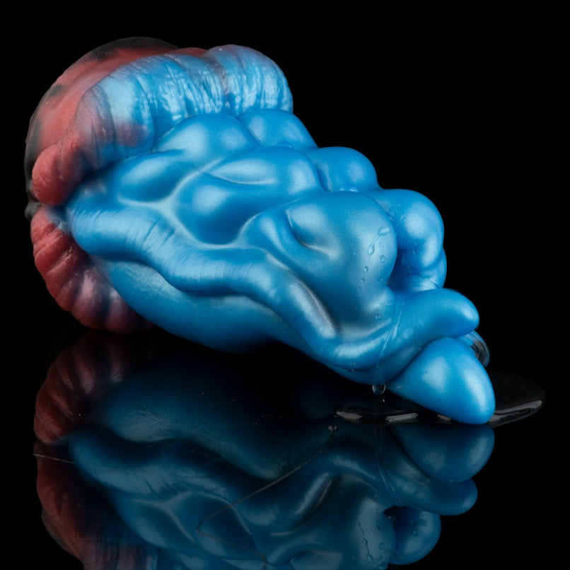 Muñecas Sexuales de Fantasía de Monstruo de Silicona Azul - Pocket Pussy Insertable para Masajes en el Pene