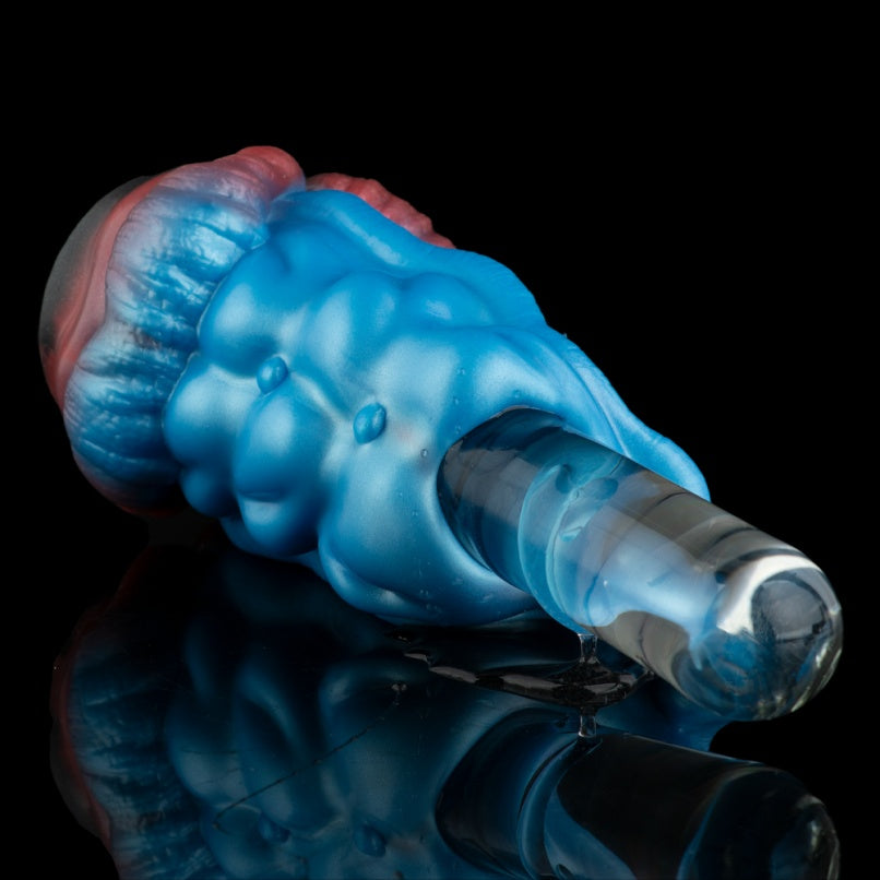 Muñecas Sexuales de Fantasía de Monstruo de Silicona Azul - Pocket Pussy Insertable para Masajes en el Pene