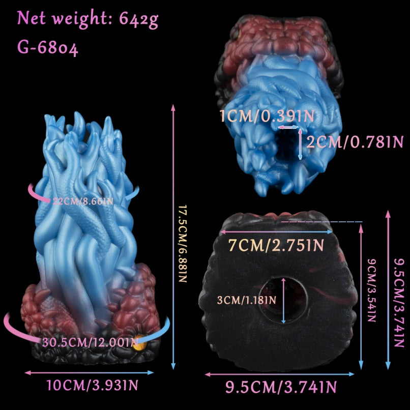 Masturbador de Fantasía Muñecas Sexuales de Silicona  - Pocket Pussy con Textura Alienígena