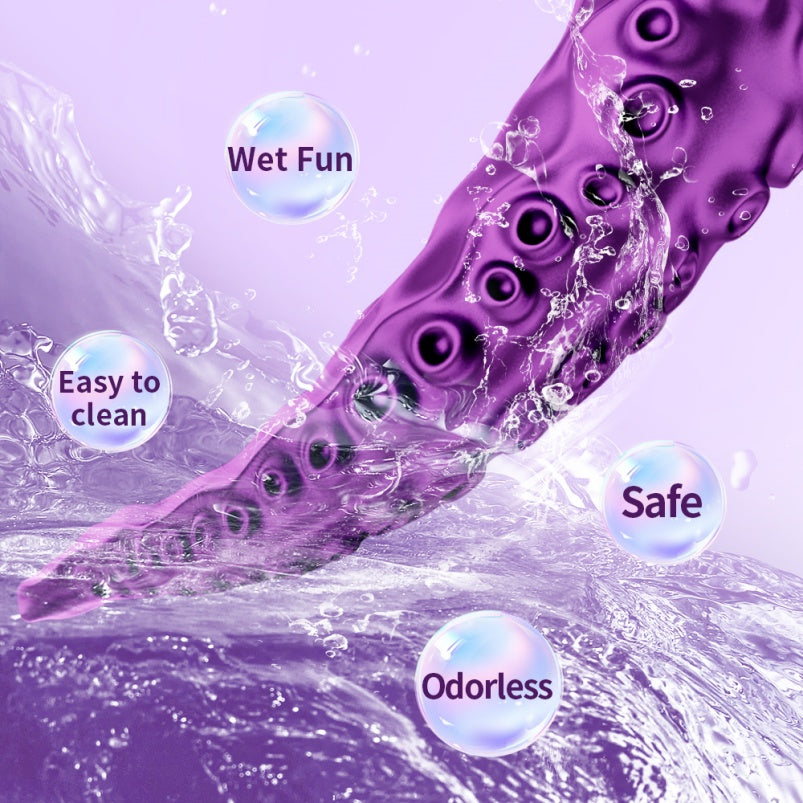 Vibrador Vaginal de Tentáculo Giratorio 360° – Estimulación Profunda del Punto G y Fantasía Erótica